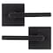 Kwikset Kwikset Halifax Matte Black Bed and Bath Lever Right or Left Handed 97300-949 - alternate 4